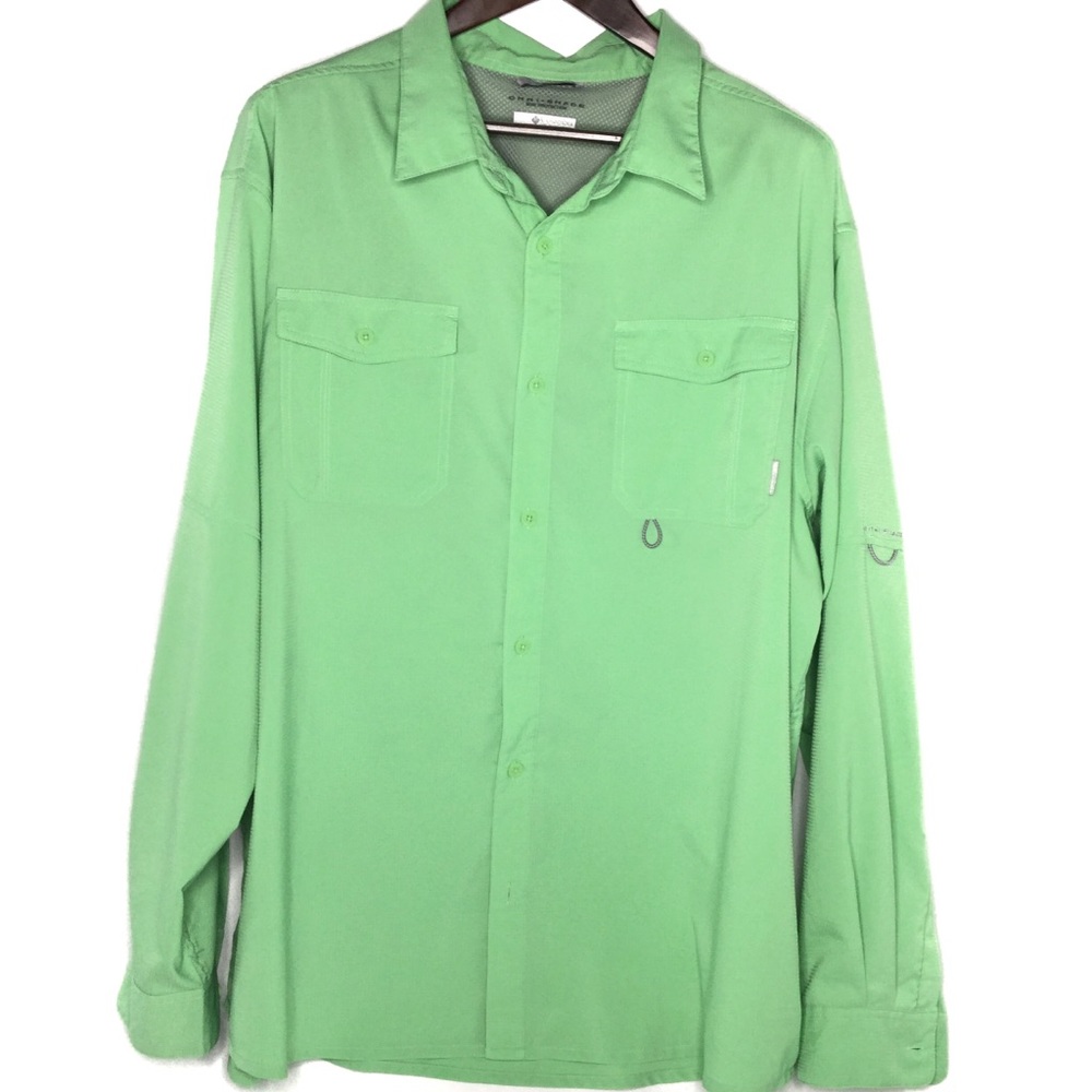 Columbia OmniShade Men’s Hiking Trekking Shirt XXL